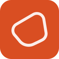 Ubox logo - orange gradient rounded square with white U shape